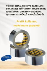 Alüminyum Folyo Bant 44mm x 20mt – Dayanıklı ve Isı Yalıtımlı