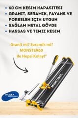 SGS Monster60 Seramik Kesme Makinesi - Profesyonel Kesim Gücü, Yüksek Performans