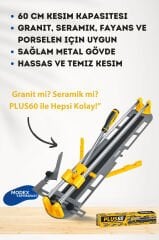 SGS Seramik & Granit Kesme Makinası PLUS60 – Yüksek Performanslı Profesyonel Kesim Çözümü