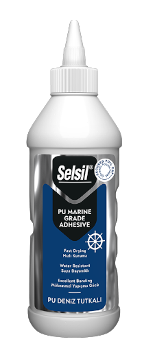 Selsil PU Deniz Tutkalı 500 GR – Bal Rengi – Suya Dayanıklı Poliüretan Yapıştırıcı