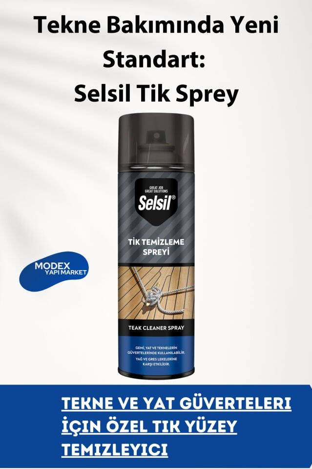 Tik Temizleme Spreyi 500 ML – Tekne ve Yat Güverteleri İçin Özel Tik Yüzey Temizleyici