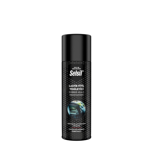 Selsil Lastik Fitil Yenileme Spreyi 200 ML – Kapı Fitili ve Conta Koruyucu, Kırılma ve Kurumayı Önler
