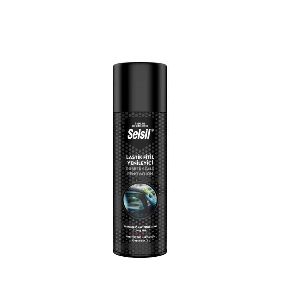 Selsil Lastik Fitil Yenileme Spreyi 200 ML – Kapı Fitili ve Conta Koruyucu, Kırılma ve Kurumayı Önler