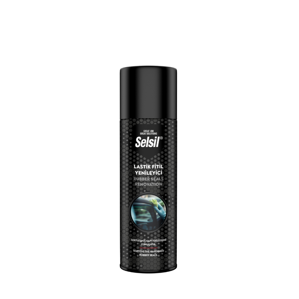 Selsil Lastik Fitil Yenileme Spreyi 200 ML – Kapı Fitili ve Conta Koruyucu, Kırılma ve Kurumayı Önler