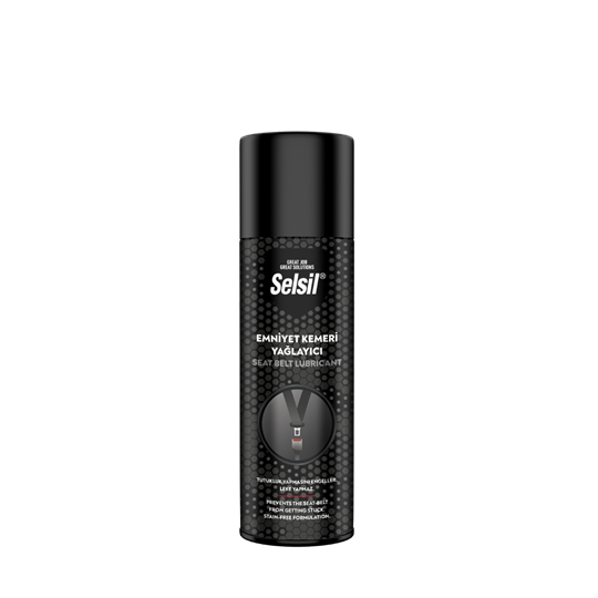 Selsil Emniyet Kemeri Yağlayıcı Sprey 200 ML – Gıcırtı Önleyici, Kayganlık Sağlayan Hızlı Etkili