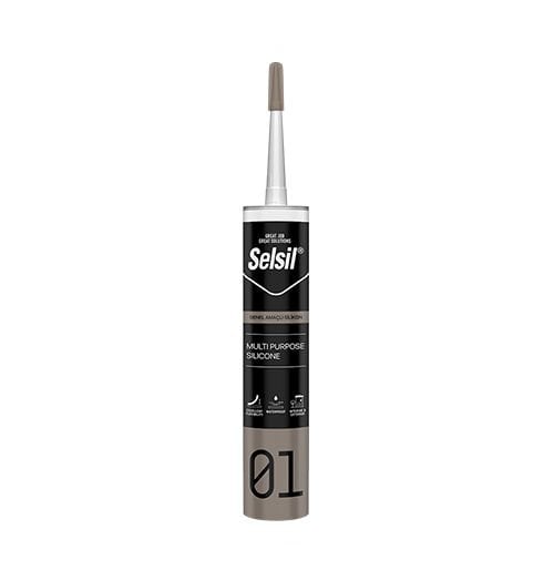 Selsil Genel Amaçlı Silikon – 280 gr (Şeffaf)