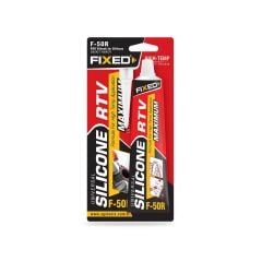 FIXED F50R RTV Yüksek Isı Silikon 50gr | Yüksek Sıcaklık Dayanımlı Silikon