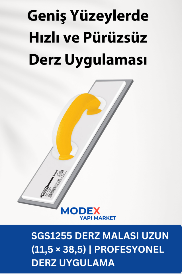 SGS1255 Derz Malası Uzun (11,5 × 38,5) | Profesyonel Derz Uygulama