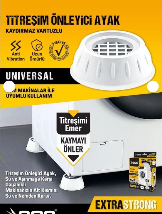SGS Titreşim Önleyici Ayak Seti – 4’lü Paket
